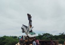 ACIDENTE NA BR 158 PRÓXIMO AO RIO AREÕES ENTRE NOVA XAVANTINA E AGUA BOA MT*